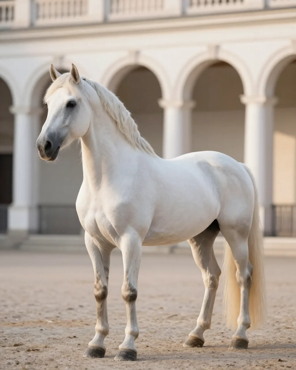 Lipizzaner, Pferdeportrait